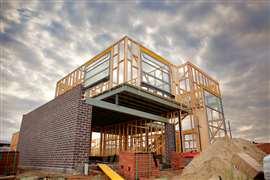 A home under construction in Australia