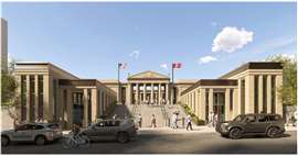 Render of Nashville War Memorial Plaza (Image courtesy Skanska)