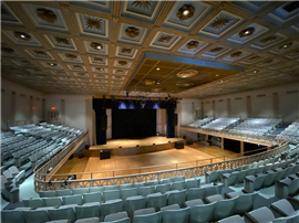 Nashville War Memorial Auditorium interior (Image courtesy Skanska)