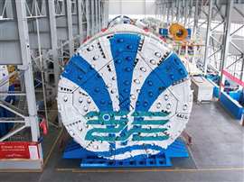 The TBM is named Jianghan Neolithic and is approximately 175m long and has a total weight of approximately 3,000 tons.