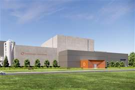 Render of CFS' fusion power plant (Image: Commonwealth Fusion Systems)