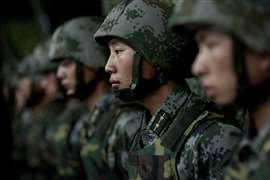 Soldados del Ejército Popular de Liberación de China