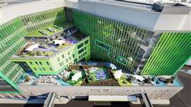 Uma renderização digital do novo Hospital Infantil da Irlanda do Norte