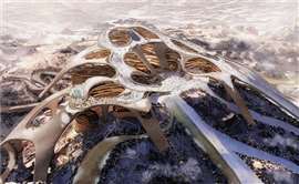 Render of Neom Trojena Ski Village (Image: Neom Trojena)