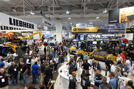 2024 World of Asphalt expo floor (Image: World of Asphalt)