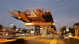 Kiewit designed and built an elevated tollway connecting the Selmon Expressway to Gandy Bridge in Florida, USA