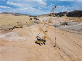 US Route 191 project construction