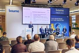 Foto del Foro Bauma de 2022. La edición de 2025 también contará con un programa completo del Foro. (Foto: Messe München)