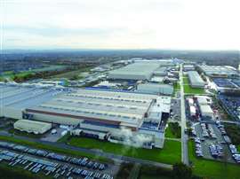 Aerial shot of Urenco's Capenhurst site