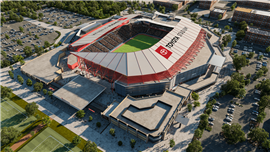 Un rendu numérique de ce à quoi pourrait ressembler le stade Toyota rénové du FC Dallas