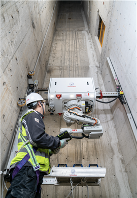 Schindler R.I.S.E is currently being used by Skanska on a project in London, UK