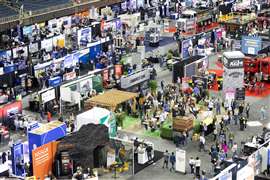 World of Asphalt expo floor (Image: World of Asphalt)