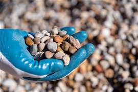 Recycled aggregate material
