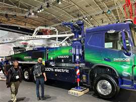 Volvo Trucks and Putzmeister partner on battery-electric concrete pump