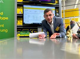 Doka-CEO Robert Hauser auf der bauma (Bild: Mitchell Keller)