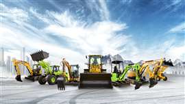 Lovol machines against a mountainous backdrop