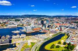 Oslo, Norway, has been named as a top ten 'smart' city in Europe.
