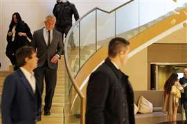 Robert F. Kennedy walks down stairs in Italy Image: Adobe Stock