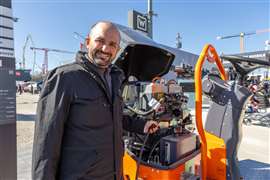 Mark Herold, a product manager with Hamm, has spent the last few years studying the electrification of construction equipment