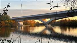 An image of what the finished viaduct will look like