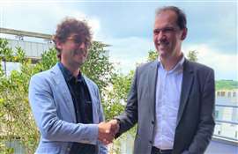 From left to right: Clément Aubry Tardif, Director of Sitia’s Robotics division – Julien Waechter, VP R&D Manitou Group