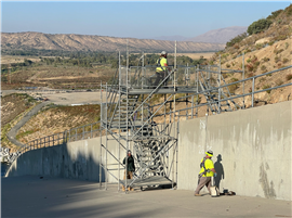 skyline scaffold, scaffold, scaffold project, saia, scaffold & Access industry association, SAIA project award