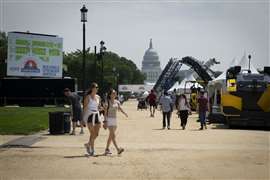 2025 Celebration of Construction at National Mall Image courtesy US Department of Agriculture