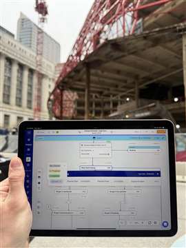 Representation of Planera software on-site Image: Planera