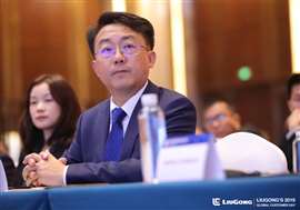 Photo showing Luo Guobing, the newly appointed chairman of Ligong. (Photo: Liugong)