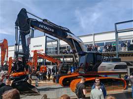 La excavadora conceptual Landcros One de Hitachi en Bauma 2025