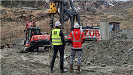Züblin and Bauer together on-site Image: Züblin