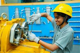 Capacitación técnica para el programa Iron Women India de Volvo CE Imagen: Volvo CE