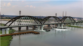 Digital render of Portal North Bridge in New Jersey, US Image courtesy Skanska