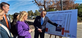Women and Babies Hospial contract signing in Perth, Australia Image: Webuild