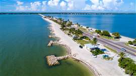 Sanibel Causeway located offshore of Florida, US Image: Adobe Stock