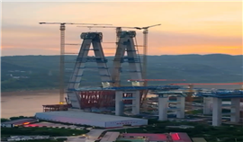 Shituo Yangtze River Bridge (Image credit: Xinhua News Agency correspondents reporting from Chongqing, China [XHTV] via Reuters Connect)