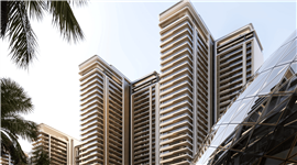 Render of Elan the Emporer high-rise residential project in India (Image courtesy Cimic Group)