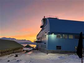 Ramboll was involved in the construction of The British Antarctic Survey’s (BAS) new scientific support and operations facility, the Discovery Building, at Rothera Research Station in Antarctica (Image courtesy of British Antarctic Survey)