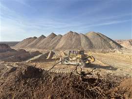 Sistema AIM Intelligent Machines usado em uma Caterpillar em uma aplicação de mineração (Imagem: AIM Intelligent Machines)