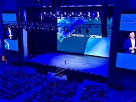 CEO of Octave Mattias Stenberg at Hexagon Live Global 2025 (Image: Mitchell Keller)