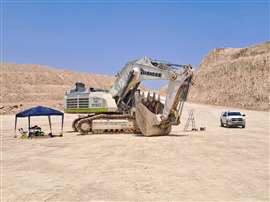 A Liebherr 9150 (Image courtesy of Dig Robotics)
