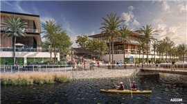 Renderizador de The Dynasty na Flórida, EUA (Imagem: AECOM)