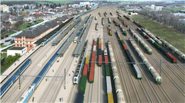 Render of new rail and infrastructure in the Czech Republic. The work is part of a regional programme to upgrade high-speed rail capabilities. (Image courtesy Strabag)