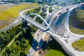 Un proyecto de autopista en Gales, Reino Unido. Imagen: Adobe Stock