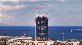 Riviera Tower will be the tallest building in Greece when it is completed.