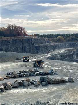 Bull Run Quarry became the first site in the aggregates industry to deploy Caterpillar’s autonomous Cat 777 trucks,