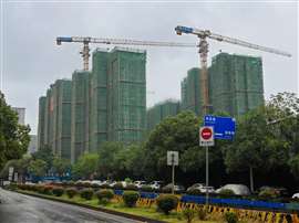 A construction site in Changsha, China, where residential developments have started to become a rarer sight (Image: KHL Group)