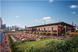 Renders del futuro estadio del Chicago Fire FC. Imagen cortesía del Chicago Fire FC.