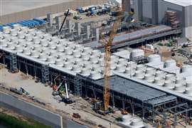 Die Bauarbeiten an Microsofts 3 Milliarden US-Dollar teurem Rechenzentrum im Dorf Mount Pleasant, Wisconsin, wurden im Juli fortgesetzt. Die erste Phase des Projekts soll 2026 abgeschlossen sein. (Bild: © Mark Hertzberg/ZUMA Press Wire)