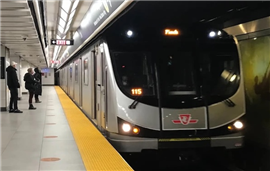 Tren subterráneo en Ontario, Canadá